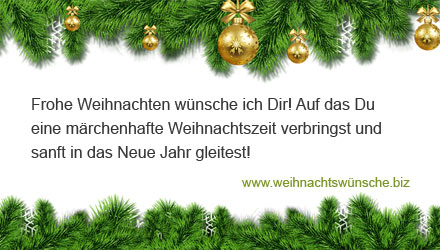 Frohe Weihnachten Wünsche